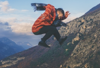 Cachecol Oversized para homens